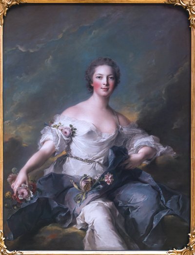 德语：Die Marquise de Baglion als Flora Baglion 侯爵夫人饰弗洛拉 作者 让·马克·纳蒂尔
