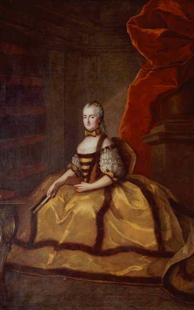 法国路易斯夫人的肖像（1737-87） 作者 Jean Marc Nattier