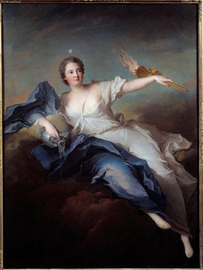 奥罗拉查特鲁公爵夫人的肖像 (Marie Anne de Mailly Nesle 作者 Jean Marc Nattier