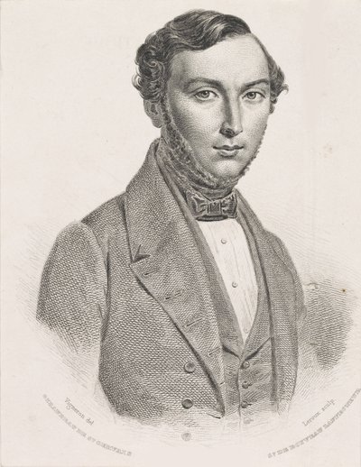 Jean Giraudeau 1801-1861年的肖像，1839-1840年。 作者 让·玛丽·勒鲁