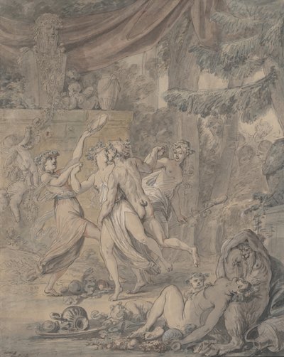 Bacchanale, 1767. 作者 让·米歇尔·莫罗