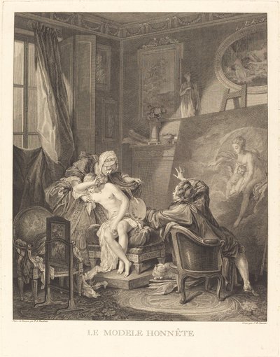 诚信模式 作者 Jean Michel Moreau and Jean Baptiste Blaise Simonet after Pierre Antoine Baudouin