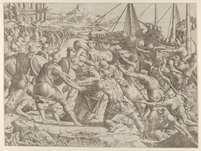绑架海伦》，1535-55。 作者 让·米尼翁