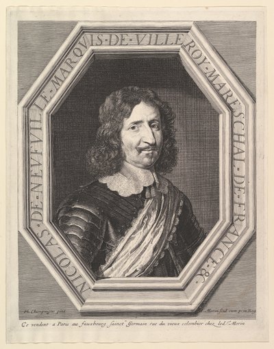 尼古拉斯·德·诺伊维尔（Nicolas de Neuville），维勒罗侯爵。 作者 让·莫林