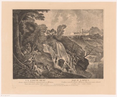 Rustende figuresn bij een waterval
La Chute d