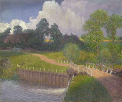 1901年在Wohldorf的水闸 作者 让·保罗·凯瑟（Jean Paul Kayser）