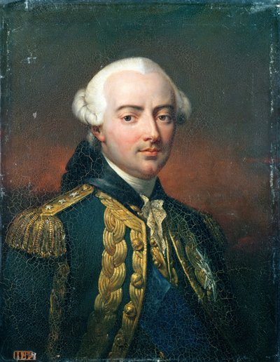 查尔斯亨利（1729-94）埃斯塔因伯爵的肖像 作者 Jean Pierre Franque