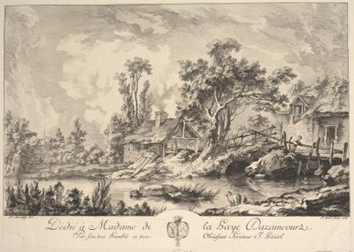 风景，1759年。 作者 让·皮埃尔·霍尔