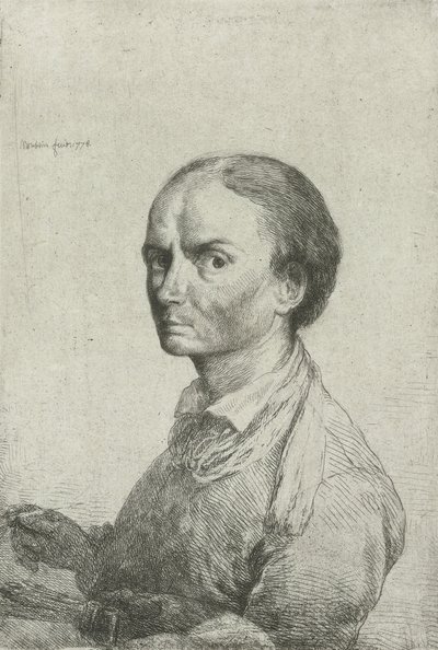 Jean Pierre Norblin de la Gourdaine的自画像 作者 让·皮埃尔·诺布林