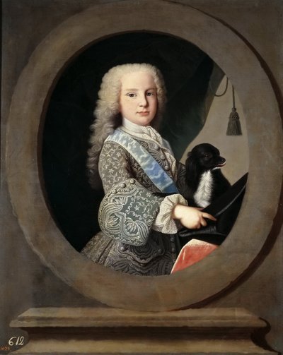 西班牙的路易斯·安东尼奥·海梅（Luis Antonio Jaime），1727-1785年，红衣主教，1731年。 作者 让·兰克