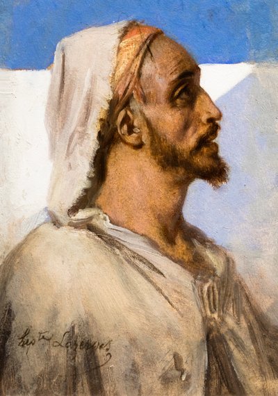 一个阿拉伯人的肖像 作者 让·雷蒙德·希波吕特·拉泽斯