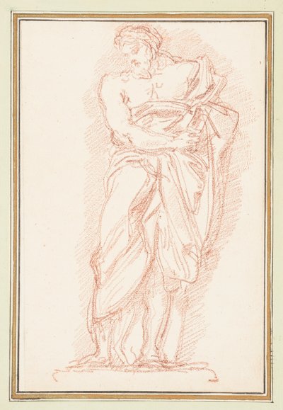 头戴徽章的男性立像 作者 Jean-Robert Ango