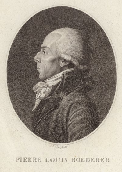 Pierre Louis Roederer的肖像 作者 让·乌尔本·葛林