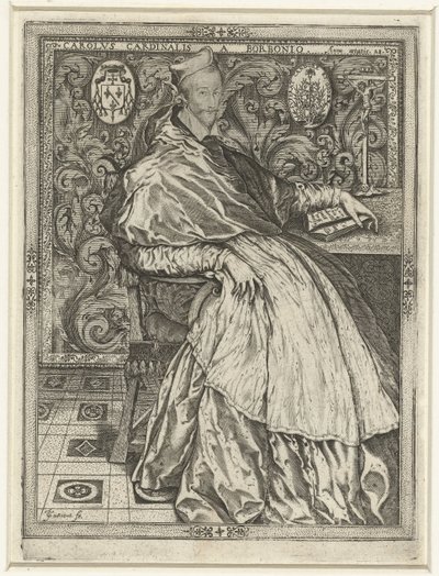 卡雷尔-范-波旁红衣主教肖像
Carolus Cardinalis a Borbonio 公元 28 年 作者 让·德·古尔蒙（一）