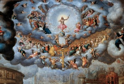 The Last Judgment Detail. Painting by Jean Cousin the Son (1522-1594) 16th century Sun. 1,45x1,42 m 作者 表弟让·小
