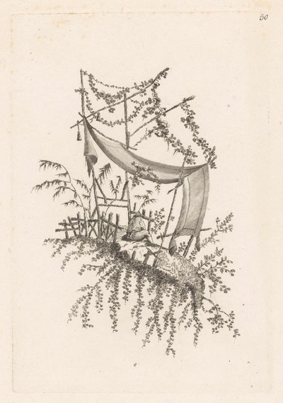 Zittende man onder afdak
Recueil des Tentes Chinoises（系列名称） 作者 让·巴蒂斯特·皮列曼