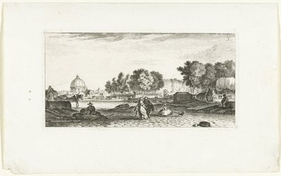巴黎荣军院圆顶视图 Vues de Paris（系列名称） 巴黎风光（系列标题） 作者 weduwe François Chéreau (可能)