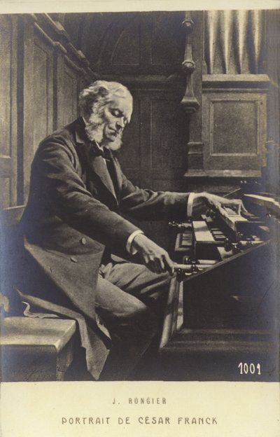 Cesar Franck，比利时出生的作曲家，钢琴家，风琴师和音乐老师，在成年后的巴黎工作（1822-1890） 作者 珍妮·荣格（Jeanne Rongier）