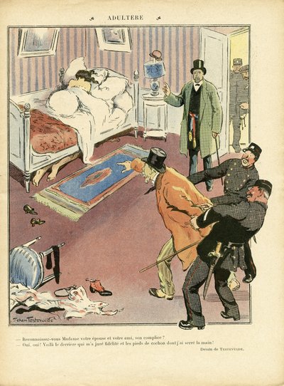 Jehan Testevuide（1873-1924）在《Lire》中的插图 作者 杰汉·泰斯特维德