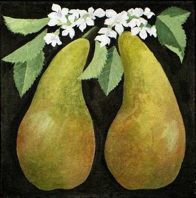 梨，2013 年（丙烯酸画布） 作者 詹妮弗·阿博特