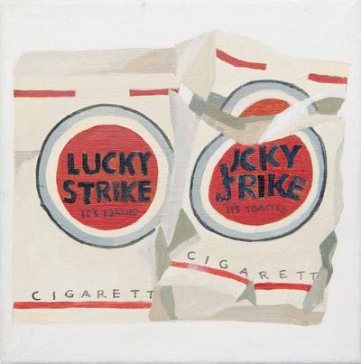 白色 Lucky Strike 烟盒（亚克力材质） 作者 詹妮弗·阿博特