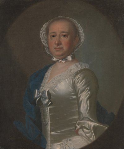 加布里埃尔·曼尼高（Gabriel Manigault）夫人，1757年。 作者 耶利米。