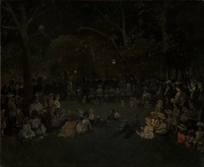 麦迪逊广场音乐会，c.1923 作者 杰罗姆·迈尔斯（Jerome Myers）