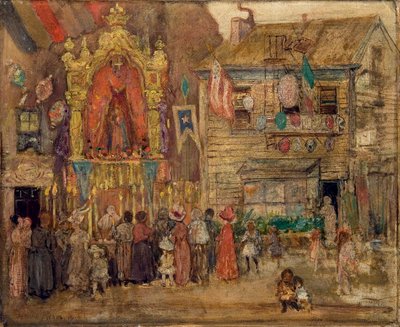 街道神社 作者 杰罗姆·迈尔斯（Jerome Myers）
