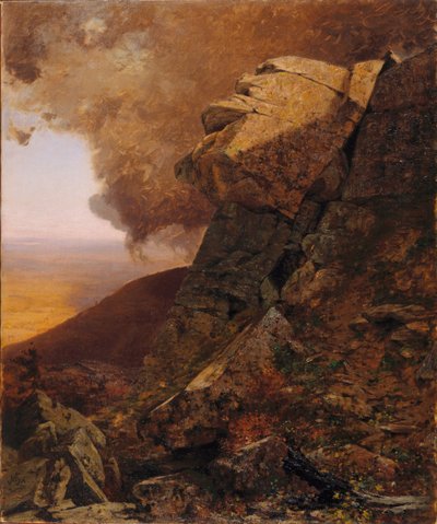 卡茨基尔的悬崖 作者 杰维斯·麦肯特（Jervis McEntee）