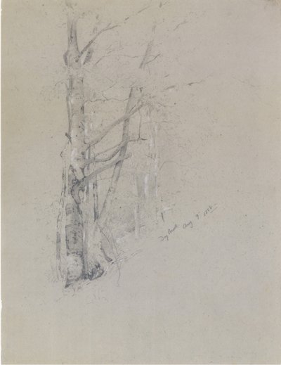 干溪，1888年。 作者 杰维斯·麦肯特（Jervis McEntee）