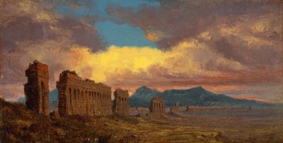 罗马水渠 作者 杰维斯·麦肯特（Jervis McEntee）