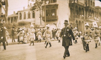 新奥尔良，Mardi Gras，c.1905 作者 杰西·塔伯·比尔斯（Jessie Tarbox Beals）