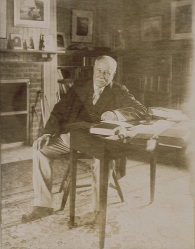 William Dean Howells的肖像（1837-1920）1918-20 作者 Jessie Tarbox Beals