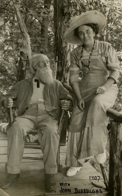 与John Burroughs 1907年 作者 杰西·塔伯·比尔斯（Jessie Tarbox Beals）