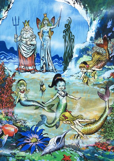 美人鱼在嬉戏 作者 赫苏斯·布拉斯科