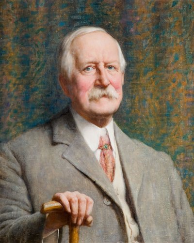 杰特罗-安斯蒂斯-科森斯的肖像，1912年。 作者 杰思罗·安斯蒂斯·科辛斯
