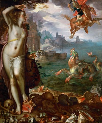 英仙座释放仙女座 作者 Joachim Wtewael or Utewael
