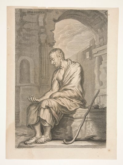 贝利撒留（Belisarius），选自 Sculpturae Veteris Admirata 作者 约阿希姆·冯·桑德拉特