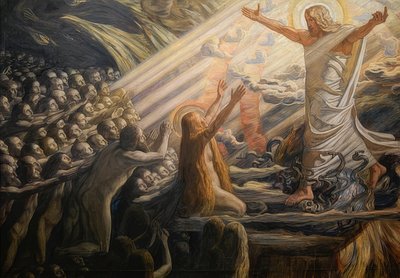 基督降临到死者的境界。 1891-94 作者 乔金·弗雷德里克·斯科夫加德