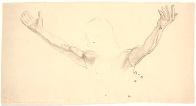 基督伸展双臂的细节人物研究 作者 乔金·弗雷德里克·斯科夫加德
