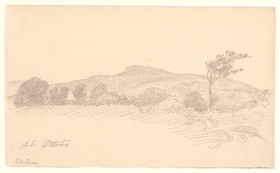 可眺望赫拉森山脊的风景。Öströö 作者 乔金·弗雷德里克·斯科夫加德