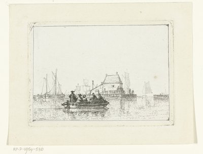 IJ 河上载客的划艇 作者 琼伯格