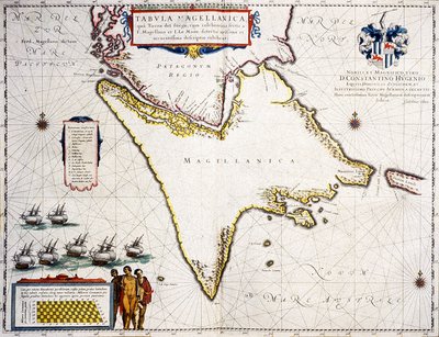 Tabula Magellanica ：麦哲伦海峡地图 作者 琼·布劳