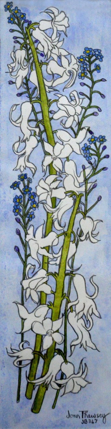 风信子和勿忘我，2012 作者 琼·瑟西