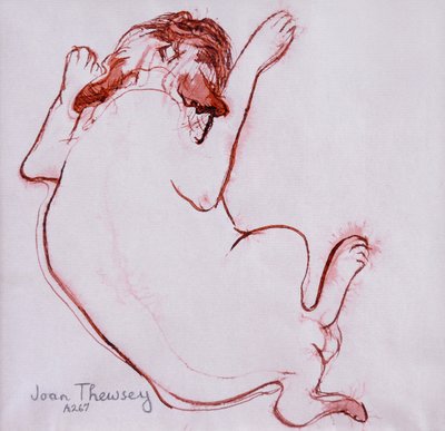 帕格小狗1，2005年，（湿纸上的墨水） 作者 琼·瑟西