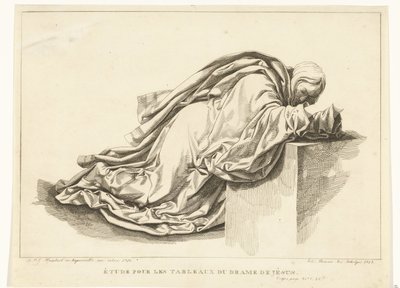 Geknielde figuur
耶稣戏剧绘画的研究（标题在实物上） 作者 乔安妮斯·贝姆