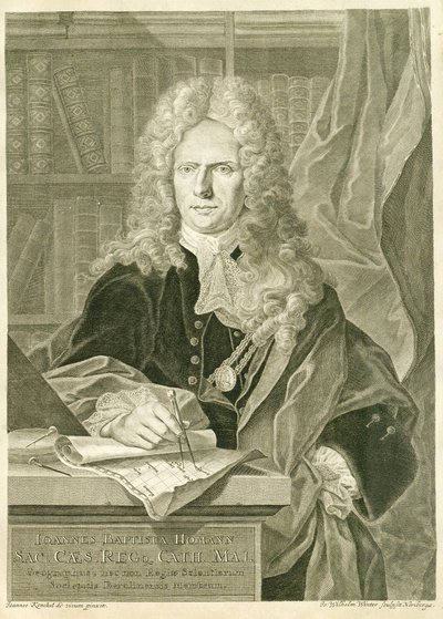 乔安妮·巴普蒂斯塔·霍曼（Joannes Baptista Homann），1740年 作者 乔安妮斯·克伦克尔