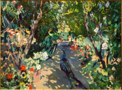 米尔之家的花园 作者 Joaquim Mir i Trinxet