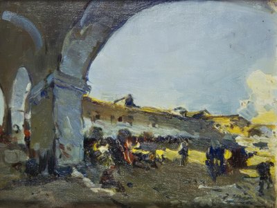 Vilanova i la Geltrú的市集 作者 Joaquim Mir i Trinxet