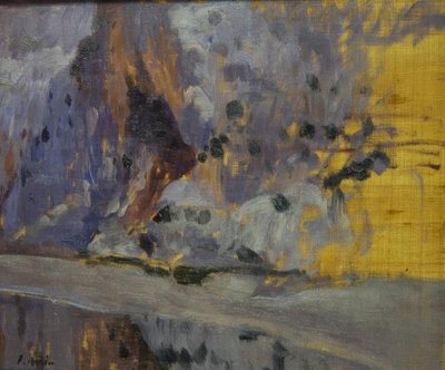 Pareis附近的洪流 作者 Joaquim Mir i Trinxet